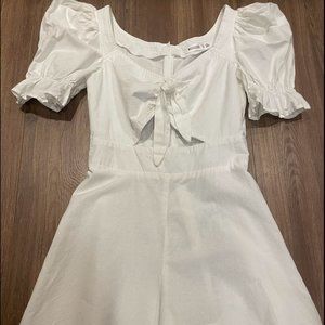 Brand New, white jumpsuit, size s/m